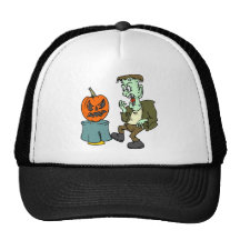 Frankenstein effrayé casquettes
