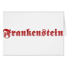 Frankenstein Greeting Card