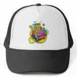 frankenstein heaven in hell trucker hat
