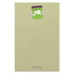 Frankenstein Monster | Halloween Note Paper Stationery