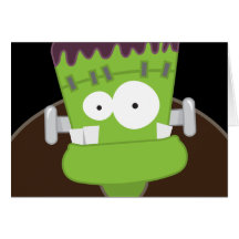Frankenstein Monster | Happy Halloween Card