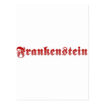 Frankenstein Post Card