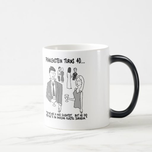 Frankenstein Turns 40 Morphing Mug