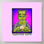 Frankenstein's Hamster Funny Canvas Print