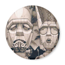Frankentiki Fridge Magnet