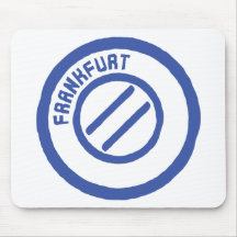 Frankfurt stamp mouse pad