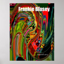 Frankie Blusey "Music Vibes" Poster