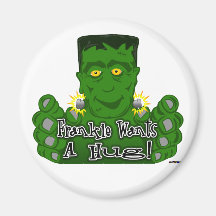 Frankie Wants A Hug! Fridge Magnets