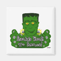 Frankie Wants To Dance! Refrigerator Magnets