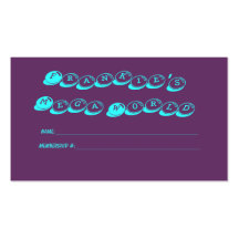 Frankie's Mega World Membership Card Business Card