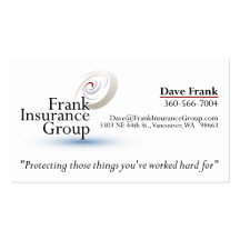 FrankInsuranceGroup Business Card Templates