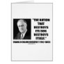 Franklin Delano Roosevelt Nation Destroys Its Soil Cards