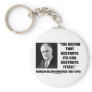 Franklin Delano Roosevelt Nation Destroys Its Soil Keychains