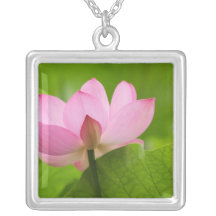 Franklin NC, Perry's Water Garden, Lotus Personalized Necklace