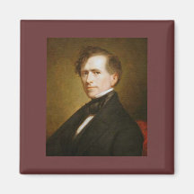 Franklin Pierce 14 Refrigerator Magnet