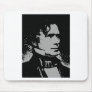 Franklin Pierce silhouette Mouse Pads