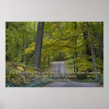 Franklin quote print