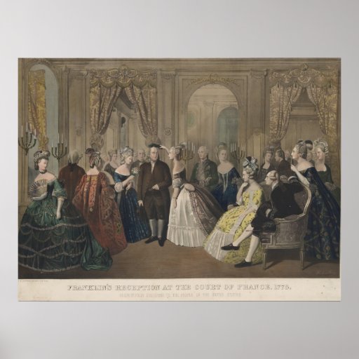 Franklin's Reception at the Court of France Print