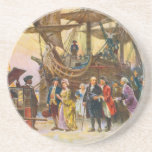 Franklin's Return to Philadelphia by Jean Ferris Drink Coaster