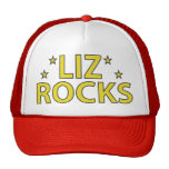 Frank's "Liz Rocks" Hat