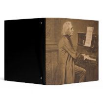 Franz Liszt  at the Piano binders