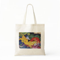 Franz Marc - Cows Red Green Yellow 1912 Cow Canvas Bags