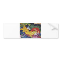 Franz Marc - Cows Red Green Yellow 1912 Cow Canvas