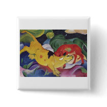 Franz Marc - Cows Red Green Yellow 1912 Cow Canvas