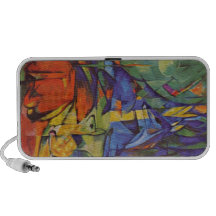 Franz Marc - Deer in Forest Laptop Speakers