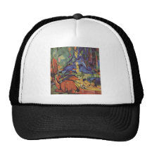 Franz Marc - Deer in Woods II 1913-14 Moon Fawn Hat