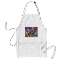 Franz Marc - Fabeltiere I 1913 Horse Abstract Apron