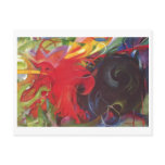 Franz Marc - Fighting Forms 1914 Colour Black Red