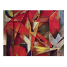 Franz Marc - Foxes Postcard