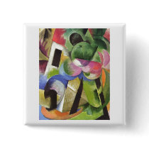 Franz Marc - House w/ Trees Small Composition 1914
