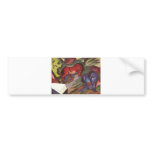 Franz Marc - Red & Blue Horse 1912 Paper Horses Bumper Stickers