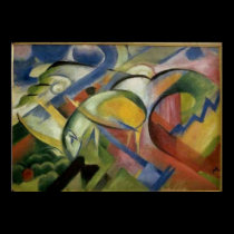 Franz Marc The Lamb 1913-14 Sheep Ewe Baby Animal posters