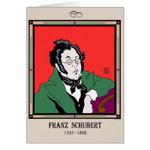Franz Schubert Greeting Card