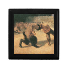Franz von Stuck - Fighting Faune Keepsake Boxes