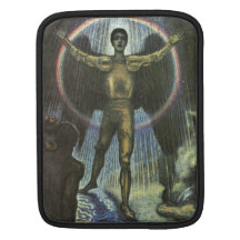 Franz von Stuck - The angel of the Court Sleeve For iPads