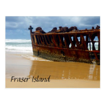 fraser ship wreck post card