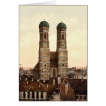 Frauen Church (i.e. Frauenkirche), Munich, Bavaria Greeting Card