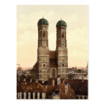 Frauen Church (i.e. Frauenkirche), Munich, Bavaria Postcard