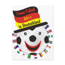 Frauen Fussball 2011 Germany Postkarten