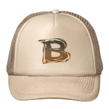 FRAZZLE MONOGRAM B MESH HATS
