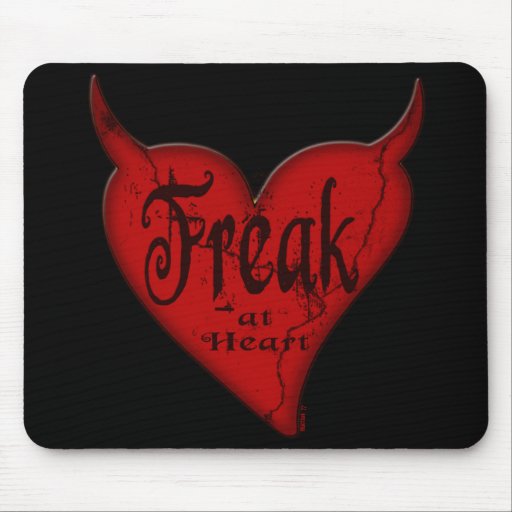 Freak at Heart Mousepad