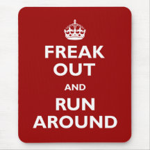 Freak et courez autour tapis de souris