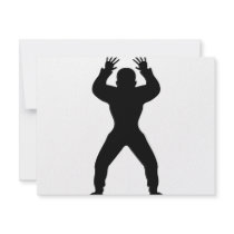freak handball icon custom invitation