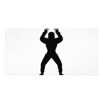 freak handball icon photo card