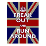 Freak Out & Run Around postcards