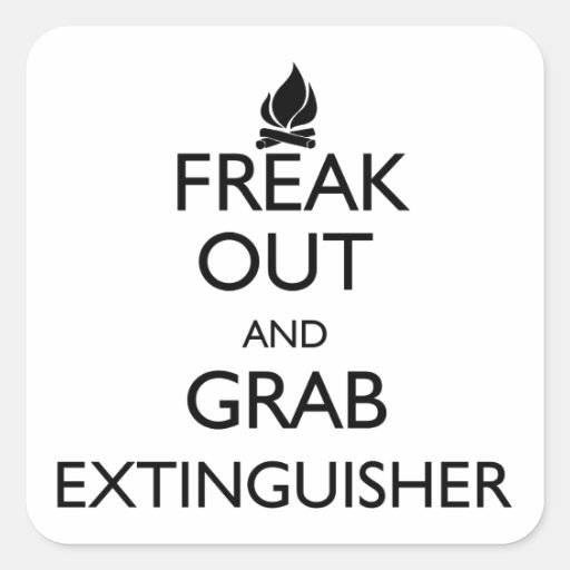 Freak Out Sticker